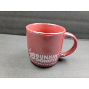 Dunkin Donuts "America Runs On Dunkin" Metallic Coffee Mug - NEW